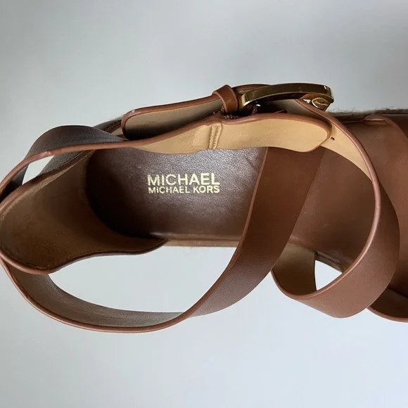 Michael Kors Abbot Sandals Wedge Espadrille - Picture 6 of 10